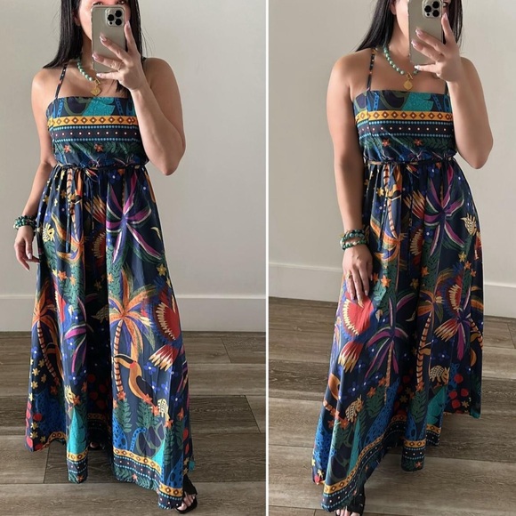 Made in Italy Cotton Maxi Dress - Picture 3 of 6